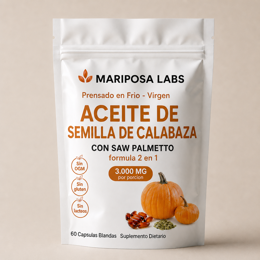 Aceite de Semilla de Calabaza con Saw Palmetto 3.000 mg