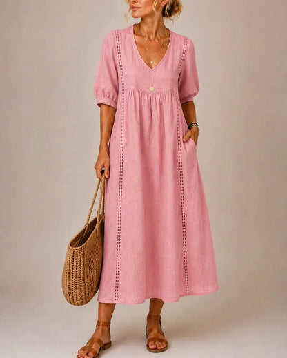 Sefi | Vestido midi de verano Verde