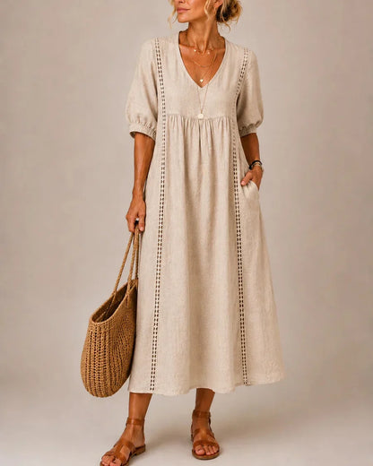 Sefi | Vestido midi de verano Verde