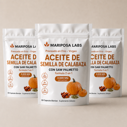Aceite de Semilla de Calabaza con Saw Palmetto 3.000 mg
