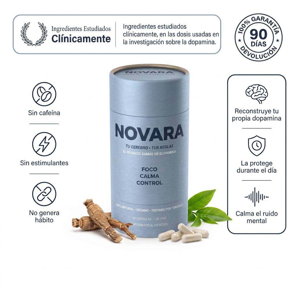NOVARA Ctrl con ingredientes en dosis clínicas
