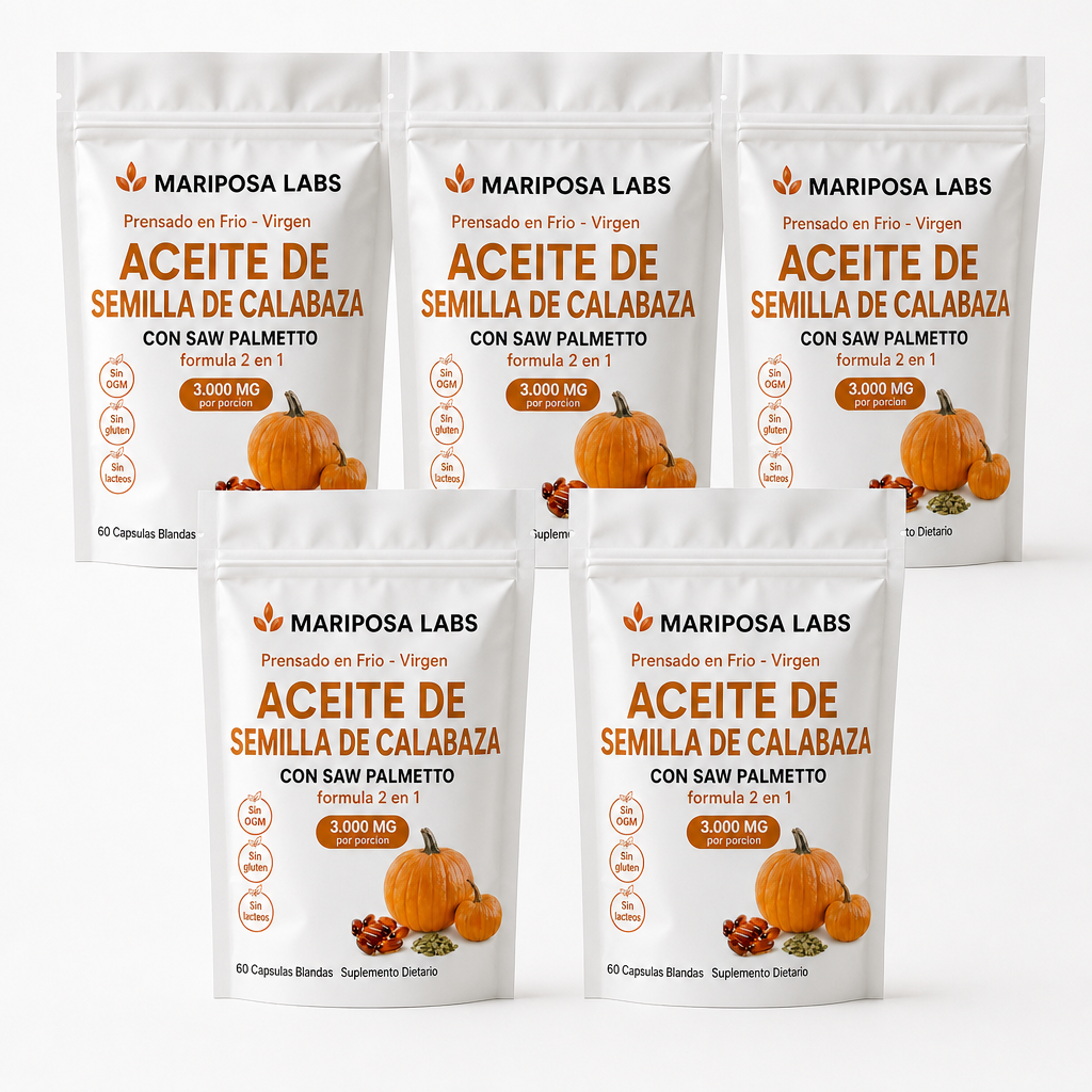 Aceite de Semilla de Calabaza con Saw Palmetto 3.000 mg