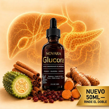 NOVARA Glucora gotas sublinguales de berberina